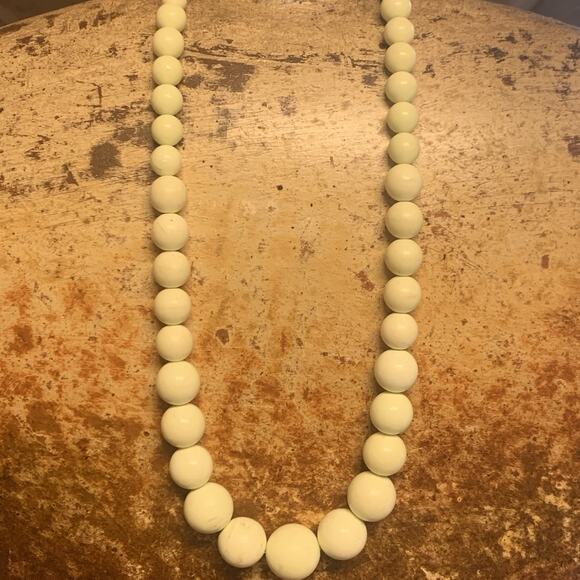 Jay King Necklace Lemon Chrysoprase Beaded Graduating Vintage DTR - Picture 3 of 7